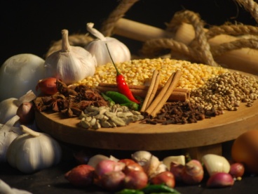 Kerala cuisine is redolent with spices such as cardamom, peppercorn and coconut. Image courtesy Zastavki.com